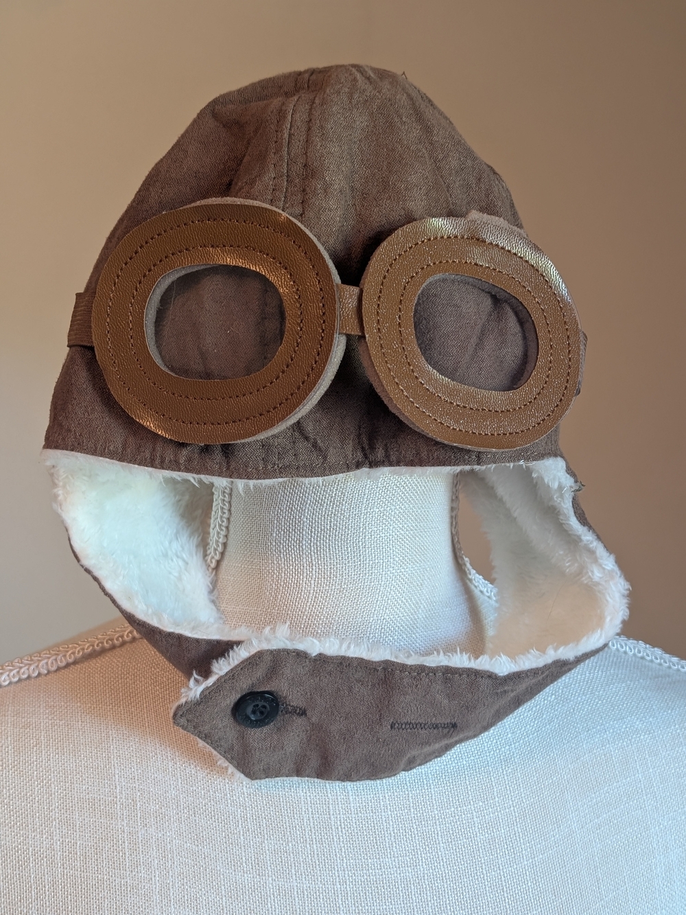 Kids Littlepark Camp Aviator Pilot Hat with Goggles